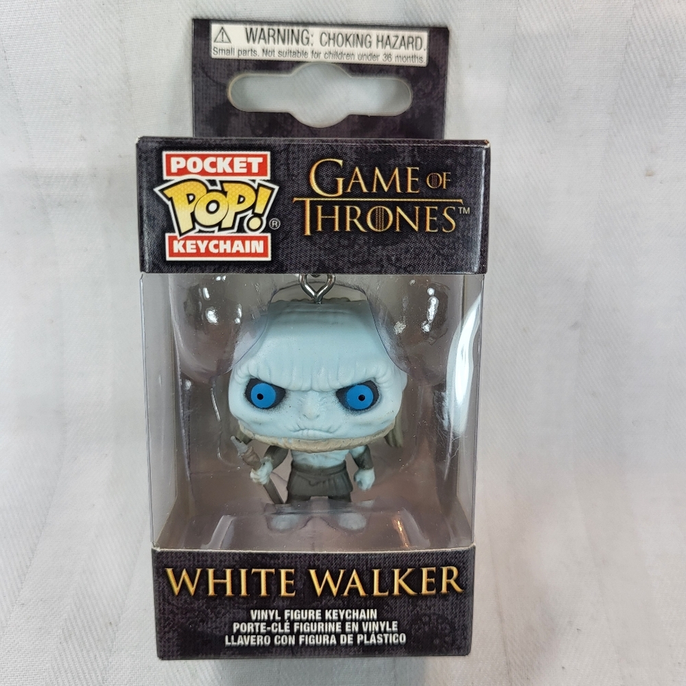 Pocket Pop KEYCHAIN Game of Thrones WHITE WALKER Funko NEW NIP
